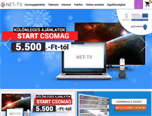 Tablet Screenshot of net-tv.hu